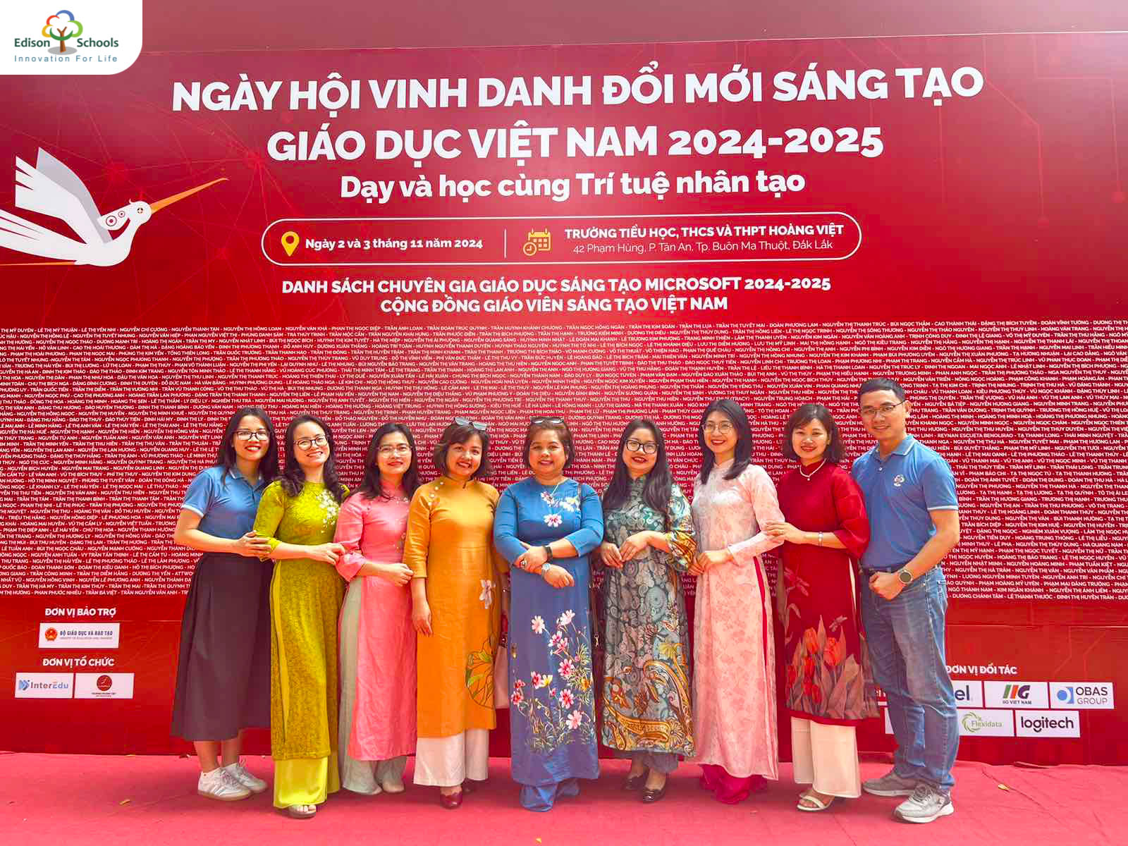 Dấu ấn Edison Schools tại Ngày hội Vinh danh Đổi mới sáng tạo Giáo dục Việt Nam 2024-2025 